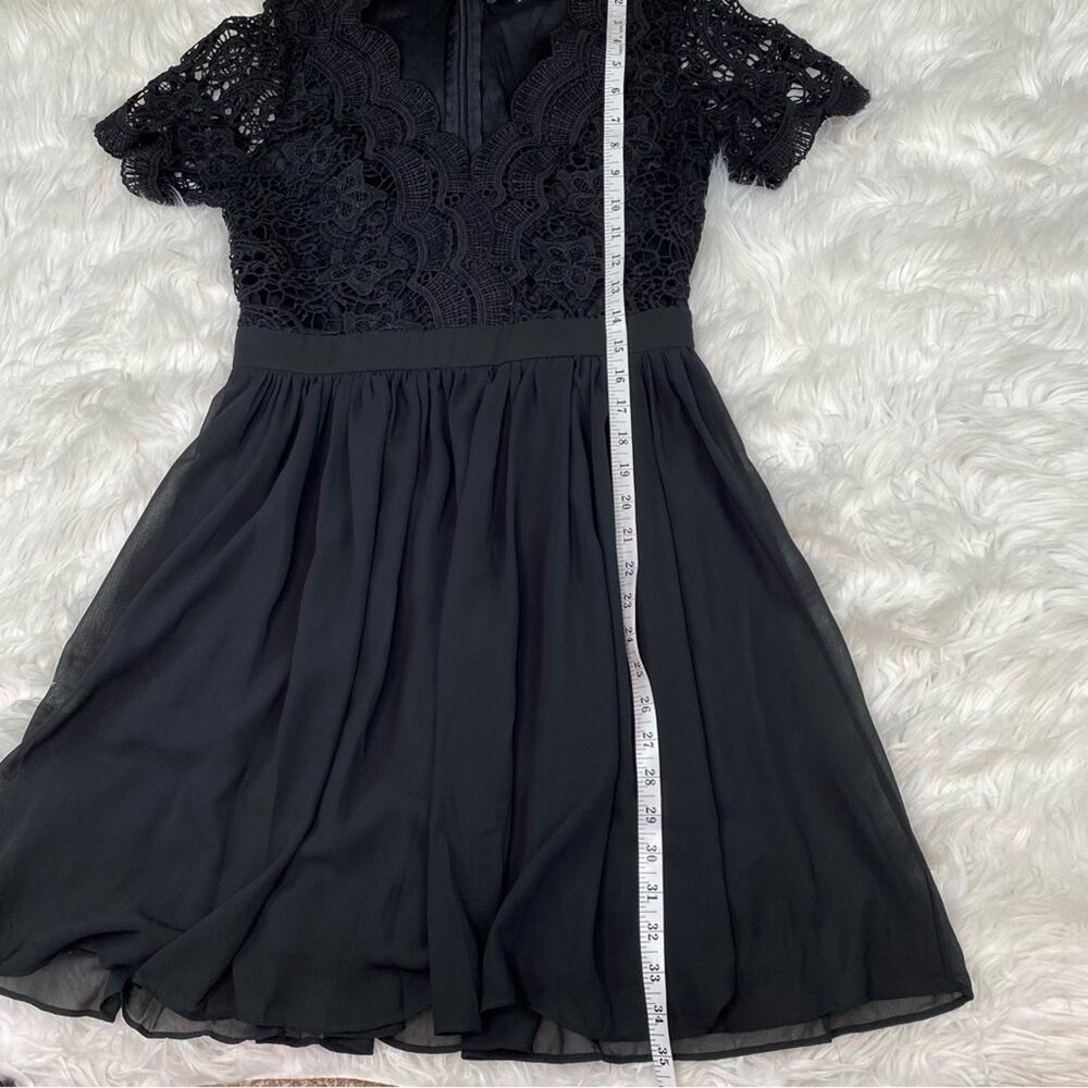 Lulu's Angel In Disguise Lace Cocktail Dress Black Size M 24945 Skater‎ - Picture 6 of 12